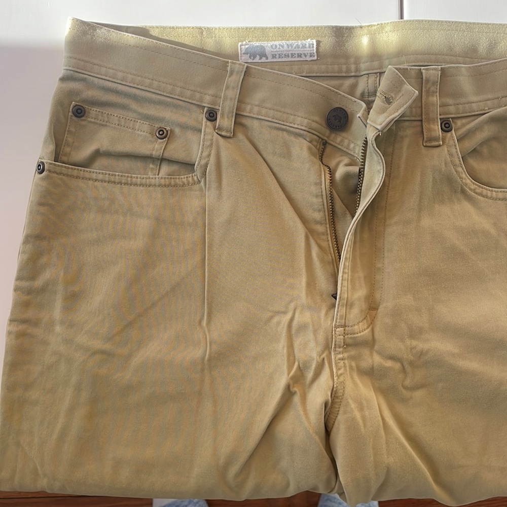 Onward Reserve stretch chinos - honey brown 34x34